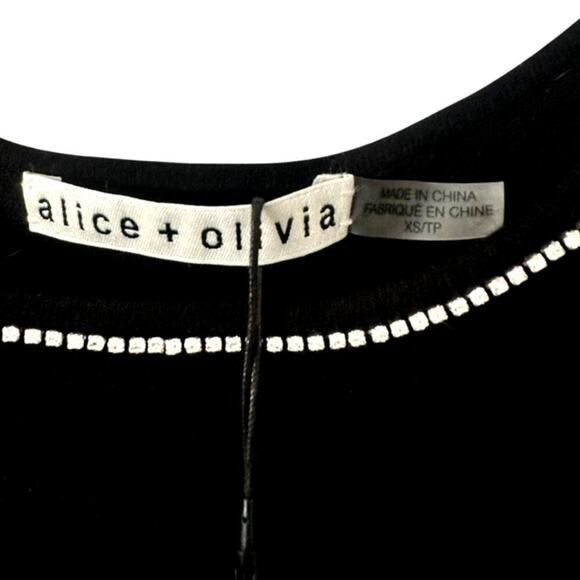 Alice + Olivia - Val Crystal Fringe Cutout Tank - Picture 4 of 9